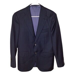Suitsupply x Vitale Barberis Canonico Navy Wool Super 110's Blazer 38S